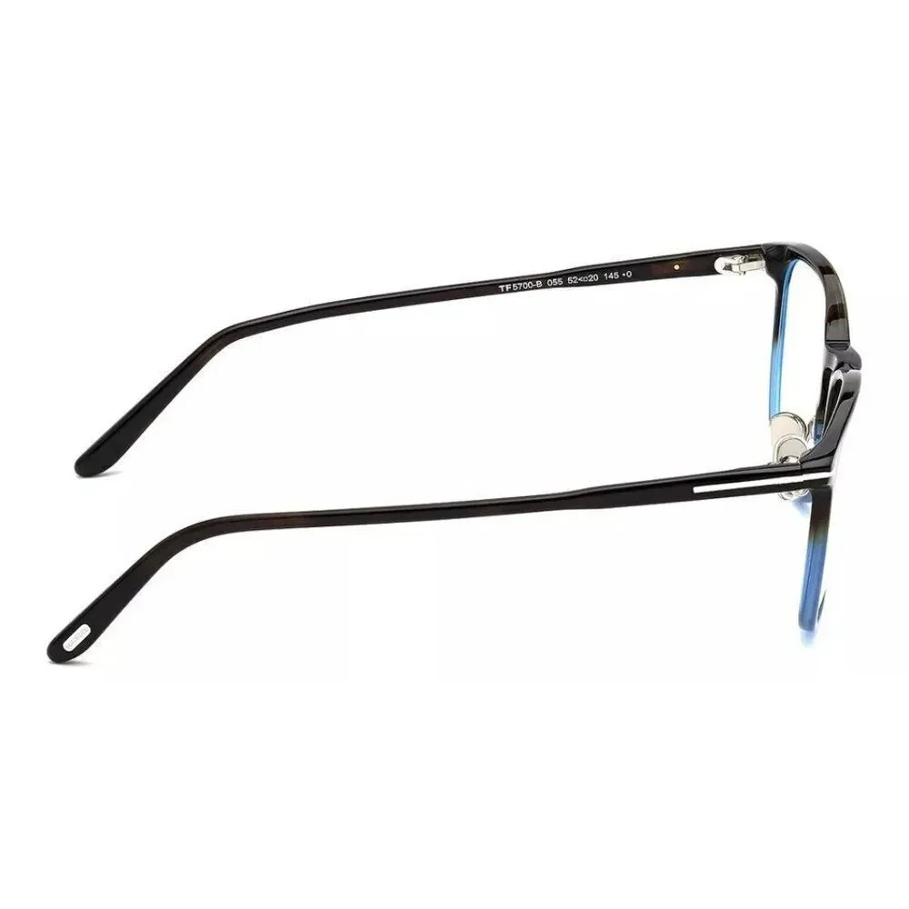 New Authentic Tom Ford FT5700-B-055-54 Round Eyeglasses